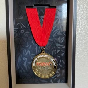 Custom Medal Display Shadowbox – 3D Printed Award Frame